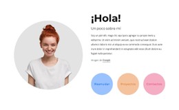 Currículum, Perfil, Contactos Plantilla CSS Gratuita