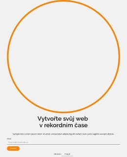 Vytvořte Si Svůj Web V Rekordním Čase