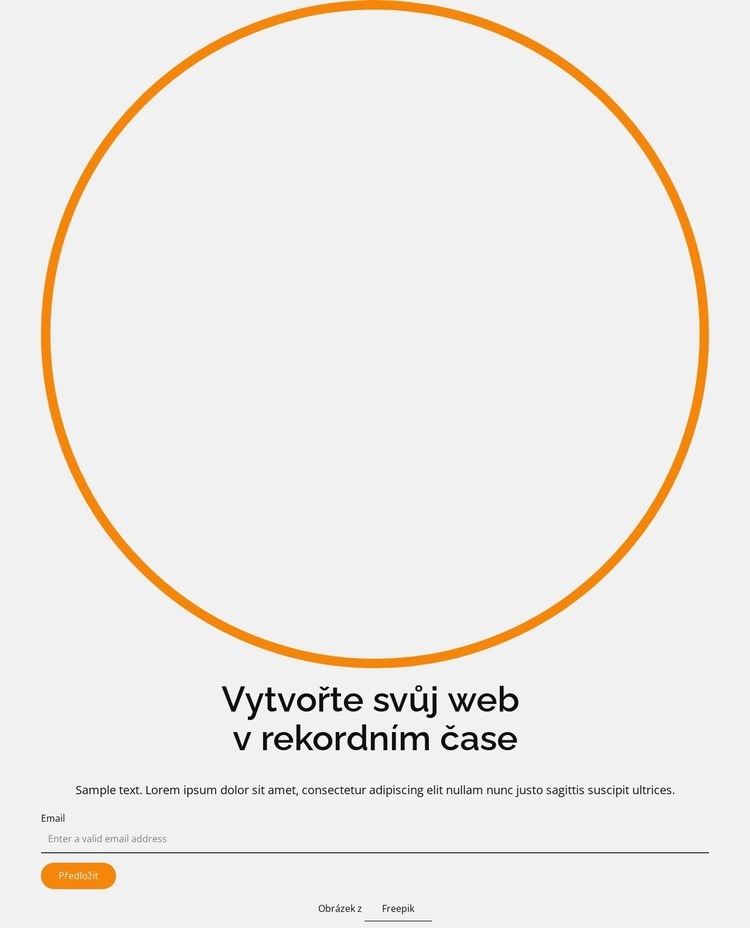 Vytvořte si svůj web v rekordním čase Webový design