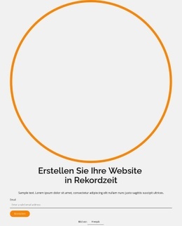 Erstellen Sie Ihre Website In Rekordzeit - Drag & Drop-Vorlage Für Eine Seite