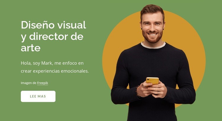 Diseño visual y director de arte Plantillas de creación de sitios web