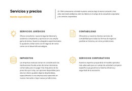 Compañía De Leyes: Plantilla HTML5 Multipropósito