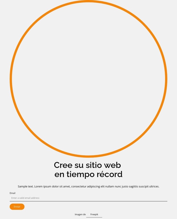 Construye tu sitio web en tiempo record Plantilla HTML5