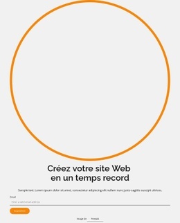 Une Conception De Site Web Exclusive Pour Créez Votre Site Web En Un Temps Record