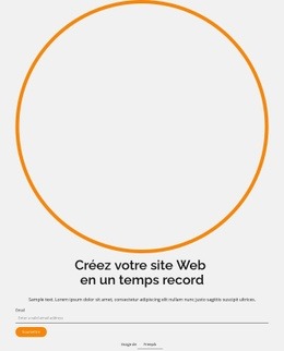 Créez Votre Site Web En Un Temps Record