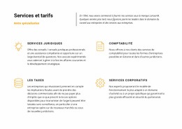 Société De Droit - Modèles De Sites Web