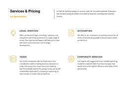 Site Template For Law Company