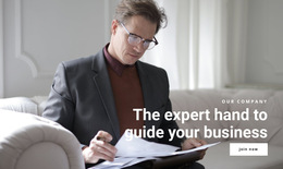 The Expert Hand - Custom HTML5 Template