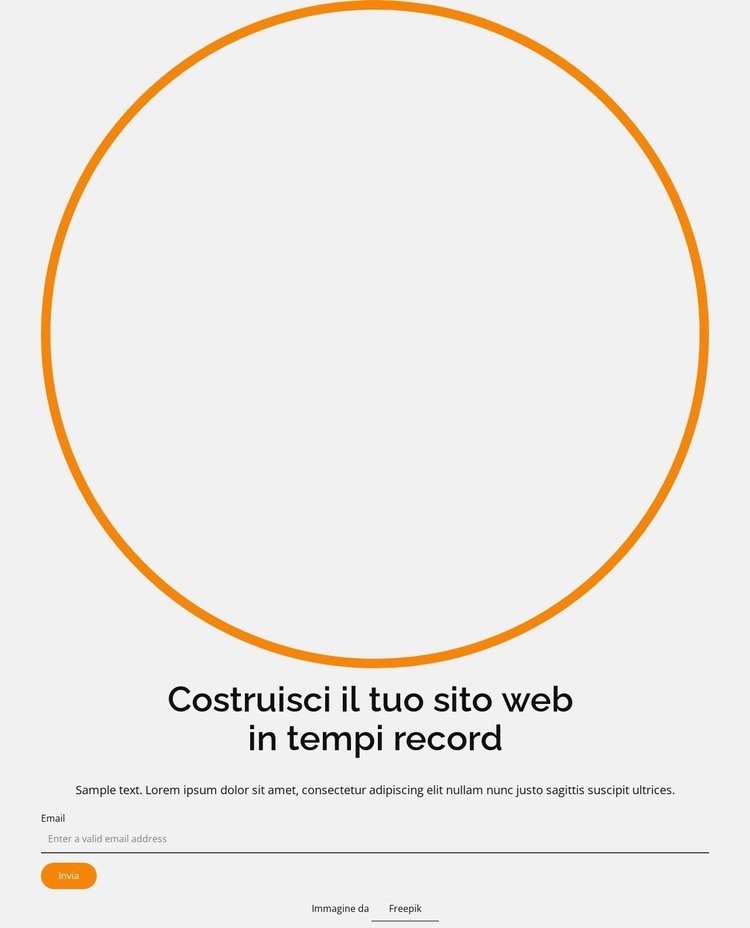 Costruisci il tuo sito web in tempi record Modelli di Website Builder