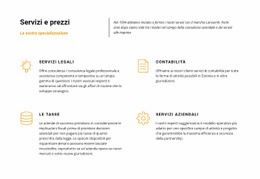 Società Di Diritto - Mockup Di Sito Web Moderno