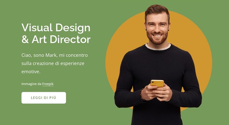 Visual design e art director Modello CSS