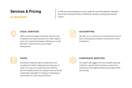 Law Company Joomla Template