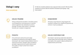 Firma Prawnicza - Szablony Witryn Internetowych