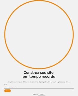 Um Design De Site Exclusivo Para Construa Seu Site Em Tempo Recorde