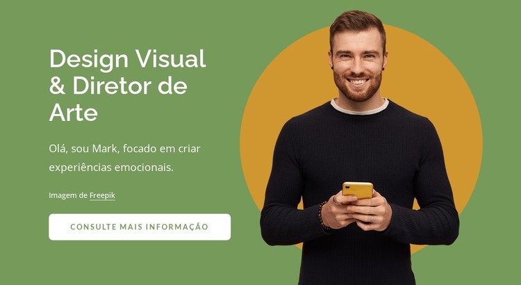 Design visual e diretor de arte Template CSS