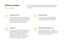 Companhia De Advocacia - Tema WordPress Multiuso Criativo