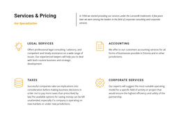 Law Company Template
