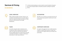 Law Company - Easy-To-Use Web Page Design