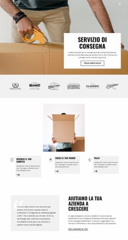 Consegna Veloce E Di Alta Qualità: Modello HTML5 Moderno