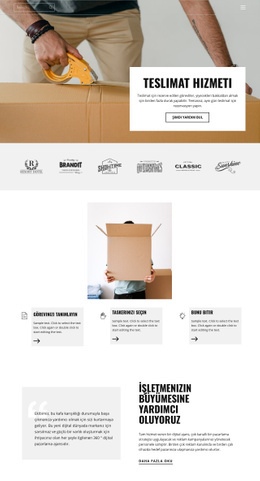 Hızlı Ve Kaliteli Teslimat - Web Sitesi Tasarımını Ücretsiz Indirme