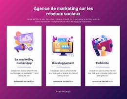 Agence De Marketing Sur Les Réseaux Sociaux - Conception Créative De Sites Polyvalents