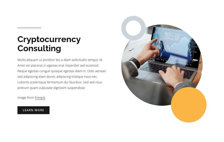 Cryptocurrency consulting CSS Template
