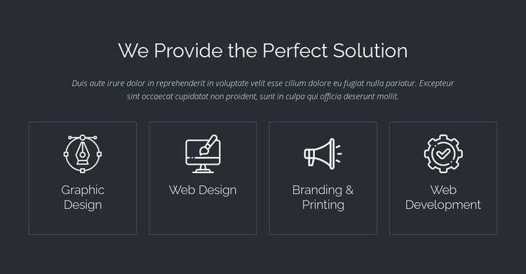 Perfect web solutions CSS Template