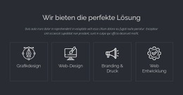 Perfekte Weblösungen – Einfacher Website-Builder