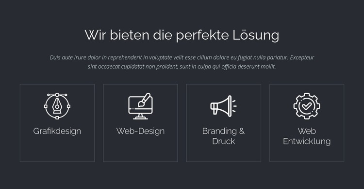 Perfekte Weblösungen Website design