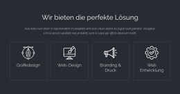 Perfekte Weblösungen – Mockup-Vorlagen