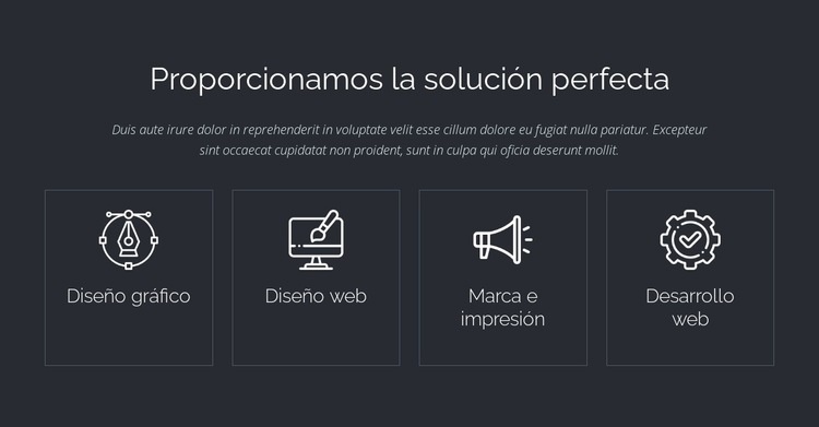 Soluciones web perfectas Creador de sitios web HTML