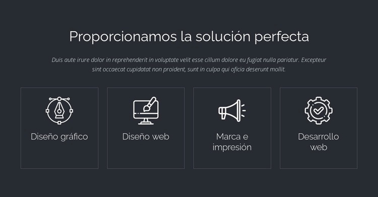 Soluciones web perfectas Plantilla HTML5