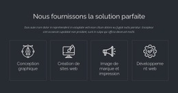 Des Solutions Web Parfaites - HTML Web Page Builder