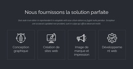 Des Solutions Web Parfaites – Modèle De Conception De Site Web