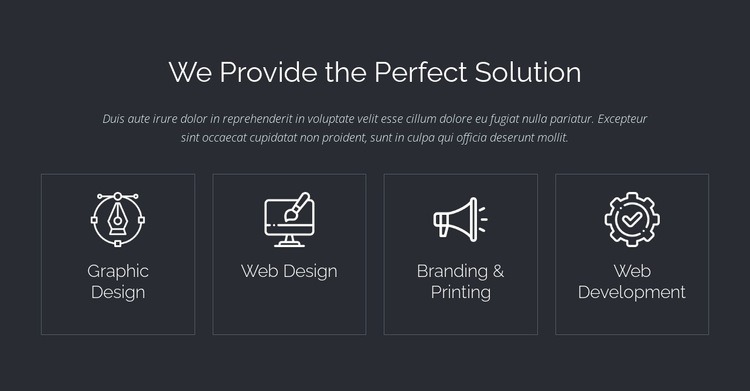 Perfect web solutions Homepage Design
