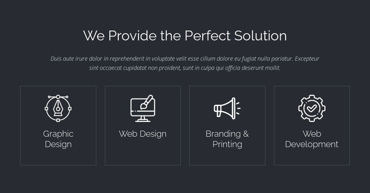 Perfect web solutions HTML Template