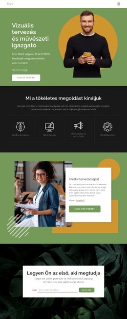 Oldal HTML-Kódja A Következőhöz: Látványtervezők