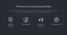 Soluzioni Web Perfette: Modello Di Una Pagina Facile Da Usare