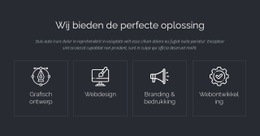 Perfecte Weboplossingen - Aangepaste HTML5-Sjabloon