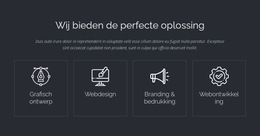 Perfecte Weboplossingen - Website-Ontwerpsjabloon