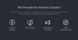 Perfect Web Solutions - Easy-To-Use One Page Template