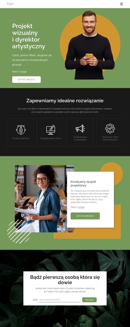 Projektanci Wizualni - Uniwersalny Motyw WordPress