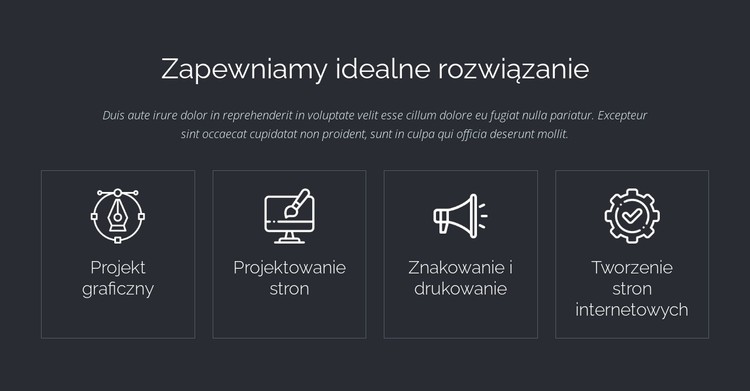 Doskonałe rozwiązania internetowe Szablon CSS