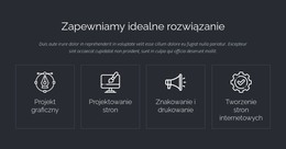 Szablon CSS Dla Doskonałe Rozwiązania Internetowe