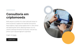 Página Da Web Para Consultoria De Criptomoeda