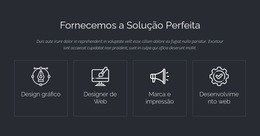 Soluções Web Perfeitas - Modelo De Design De Site