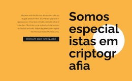 Página De Destino Mais Criativa Para Texto De Consultoria De Criptomoeda