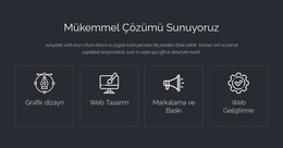 Mükemmel Web Çözümleri - Web Sitesi Tasarım Şablonu