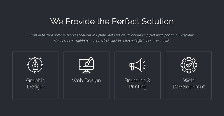 Perfect web solutions WordPress Theme