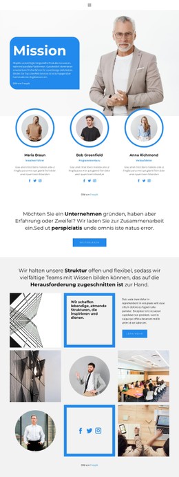 Unternehmensziel Kostenlose Vorlage